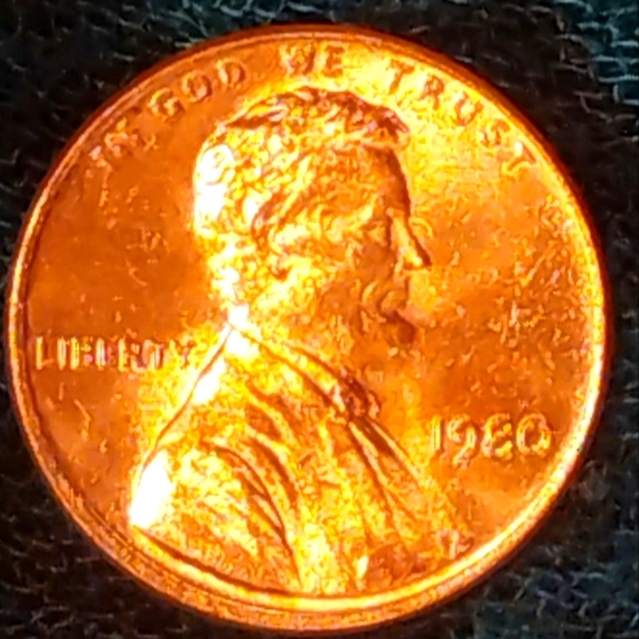 🔥1980 P DDO, Lincoln Penny🔥 In BRILLIANT CONDITION!😲👌❤️ - Picture 1 of 9